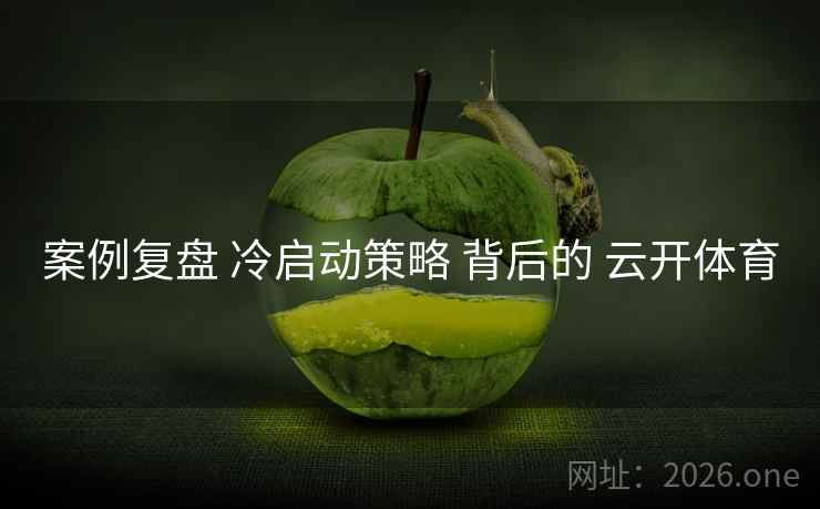 案例复盘 冷启动策略 背后的 云开体育