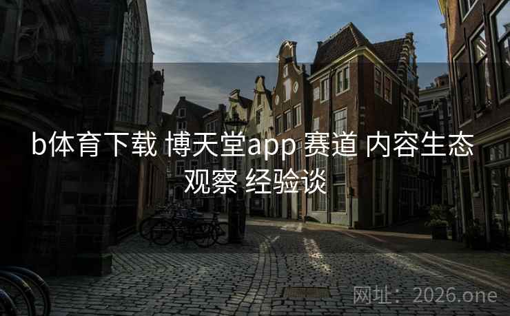 b体育下载 博天堂app 赛道 内容生态 观察 经验谈